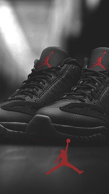 Jordan 1, Air Jordan, Black Theme HD phone wallpaper