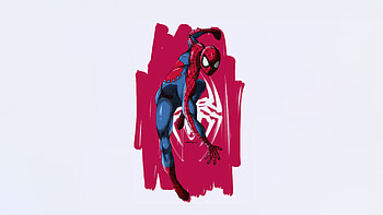 Spiderman Quest For Justice, spiderman, superheroes, artwork, art, white, digital-art, pixiv HD wallpaper