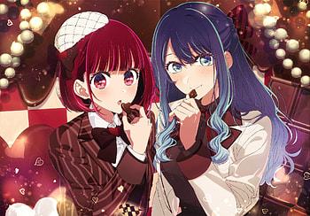 Oshi no Ko : Kana Arima & Akane Kurokawa - Cocoa Night, Anime, Oshi No Ko, Kana Arima, Akane Kurokawa HD wallpaper