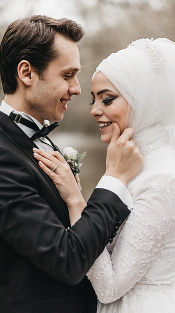 Muslim Couple, Islamic, Wedding HD phone wallpaper