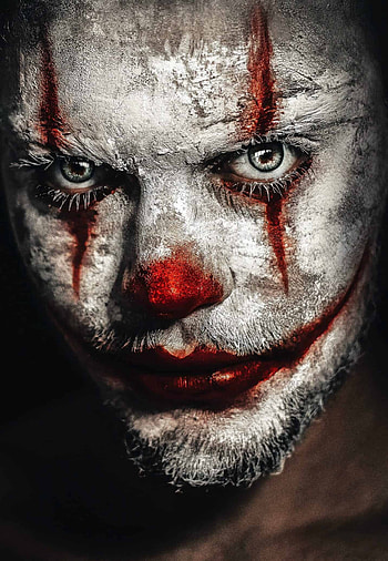 Man with clown face, Fashion , Art, Style HD phone wallpaper