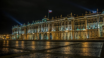 Winter Palace, Saint Petersburg, Russian architecture, Historical monument HD wallpaper
