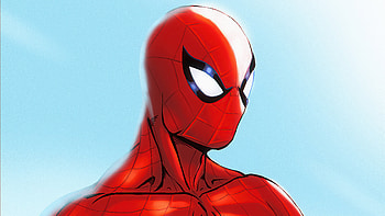 Red Suit Spiderman , spiderman, superheroes, artwork, artist, artstation HD wallpaper