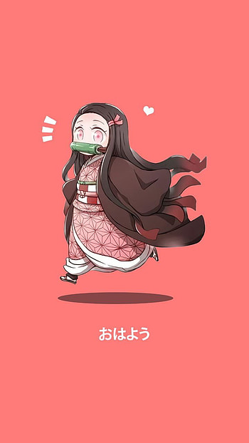 Nezuko, magenta, art HD phone wallpaper