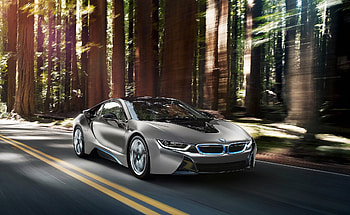 Bmw I8, Vehicles, Forest, Road, Tree, Bmw HD wallpaper