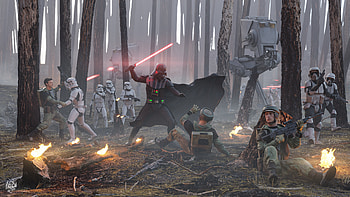 Darth Vader Burning Wrath, darth-vader, star-wars, movies, deviantart HD wallpaper