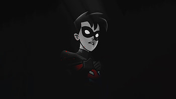 Robin Vector Art , robin, superheroes, dark, black, artist, artwork, digital-art, minimalism, minimalist HD wallpaper