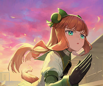 Silence Suzuka, Silence Suzuka, Anime, Uma Musume: Pretty Derby HD wallpaper