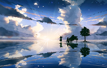 Kaori Miyazono Kousei Arima, your-lie-in-april, anime-girl, anime, artist, artwork, digital-art HD wallpaper