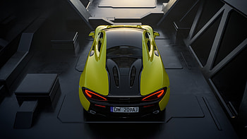 Supercar, rear, McLaren HD wallpaper