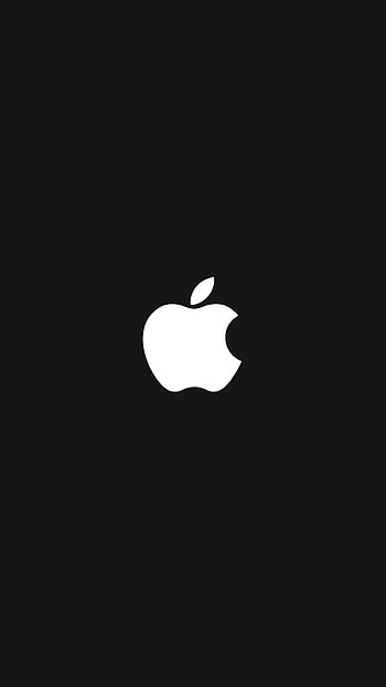 Black and White, iOS Logo HD phone wallpaper
