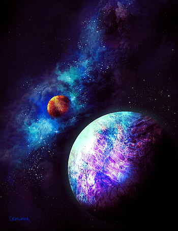 Planets, Universe, Nebula, Galaxy HD phone wallpaper