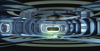 Spaceship interior, Futuristic design, Sci-fi technology, Space exploration HD wallpaper
