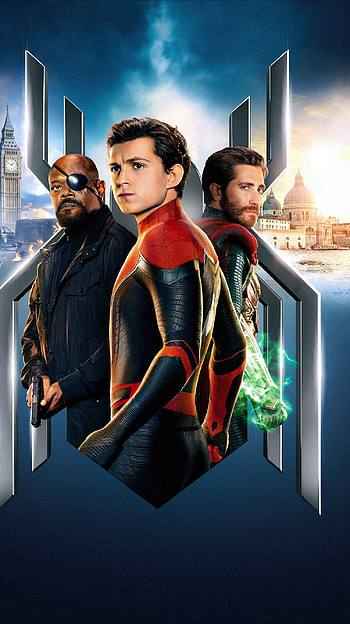 Spiderman, far away from home, hollywood movie HD phone wallpaper