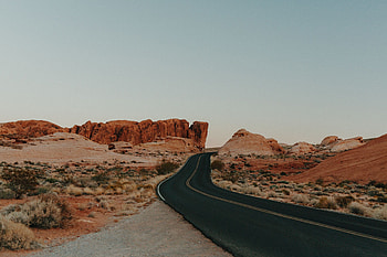 Nature, Stones, Road, Turn, Markup HD wallpaper
