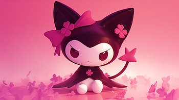 Kuromi : A Cute Anime Delight, Anime, Onegai My Melody, Kuromi (Onegai My Melody) HD wallpaper