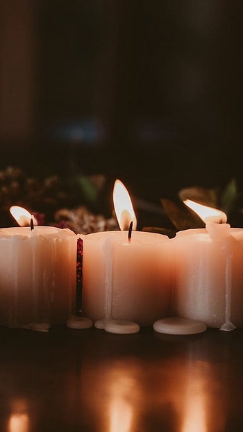 Candles, Candle Wax, Dark Theme HD phone wallpaper