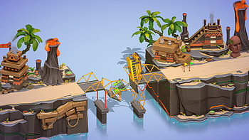 video game, Poly Bridge 3 HD wallpaper
