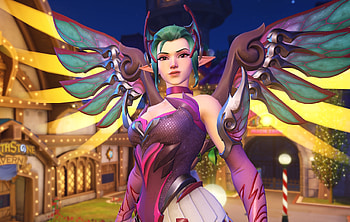Mercy, beautiful, online game, Overwatch, 2018 HD wallpaper