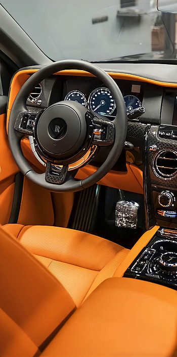 Rolls Royce, Rolls-Royce, automotive_design, steering_part, rich, interior HD phone wallpaper