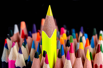 Macro, Miscellanea, Miscellaneous, Multicolored, Motley, Pencils, Pencil HD wallpaper