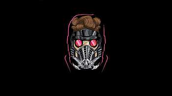 Marvel, Star-Lord, fan art, minimal HD wallpaper