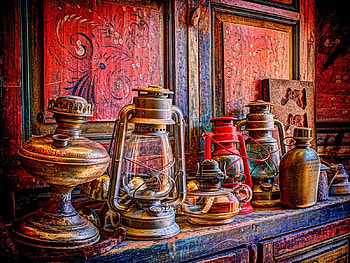 Lamp, color, oil lamp, market, aladin HD wallpaper