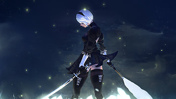 2b Blade Of Yorha Game, nier-automata, games, artist, artwork, digital-art, video-games, deviantart HD wallpaper