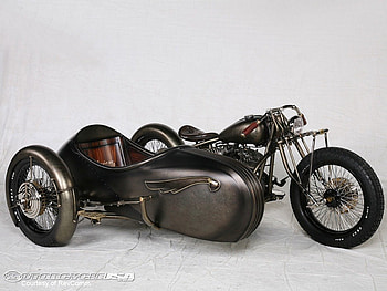 Side Car, Custom, Bike, Spokes HD wallpaper