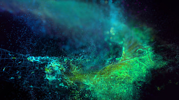 Ring Green Digital Abstract, abstract, digital-art HD wallpaper