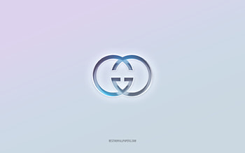 Gucci logo, cut out 3d text, white background, Gucci 3d logo, Gucci emblem, Gucci, embossed logo, Gucci 3d emblem HD wallpaper