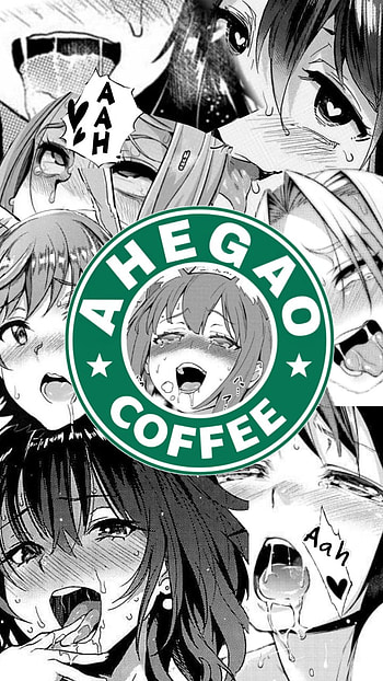 Ahegao Coffee HD phone wallpaper