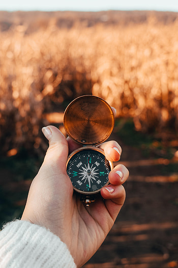 Hand, Miscellanea, Miscellaneous, Metal, Compass, Device HD phone wallpaper