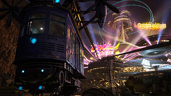 Final Fantasy VII Rebirth - Midgar Night Scene, video game, Final Fantasy VII Rebirth HD wallpaper