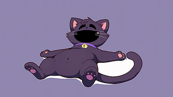 Midnight CatNap — Poppy Playtime Dark Gaming, Video Game, Poppy Playtime, CatNap (Poppy Playtime), Dark Gaming HD wallpaper