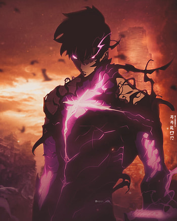 Sung Jinwoo, Solo Leveling, Anime , Manhwa , Webtoons HD phone wallpaper
