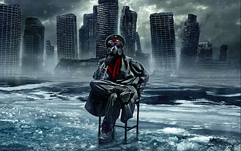 Fantasy, Drawing, , Destruction, Apocalypse HD wallpaper