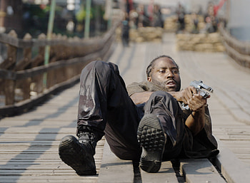 The Creator 2023 - Intense Bridge Scene, movie, The Creator (2023) HD wallpaper