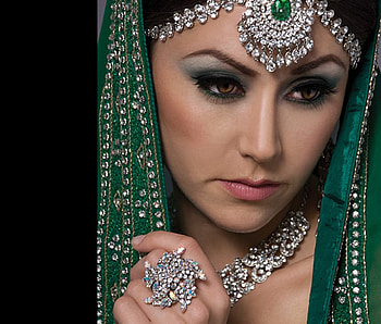 Indian Bride, graphy, Makeup, Jewellery, Wedding HD wallpaper