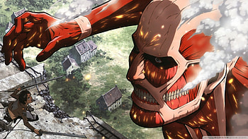 attack on titan, titan, attack, house, warrior HD wallpaper