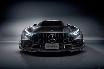 Black Mercedes Amg Front, mercedes-benz, cars HD wallpaper