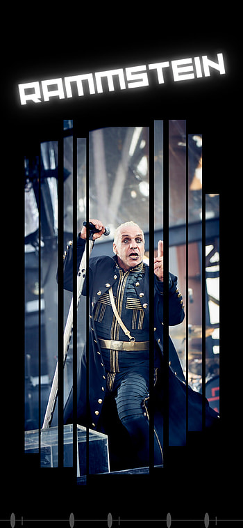 Rammstein, Rock, Music, Amoled, Black, Metal HD phone wallpaper