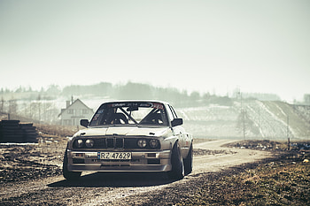 Bmw, Cars, Front View, Drift, E30 HD wallpaper