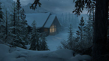 The Last of Us Part II Winter Cabin, video game, The Last of Us Part II, winter, cabin HD wallpaper