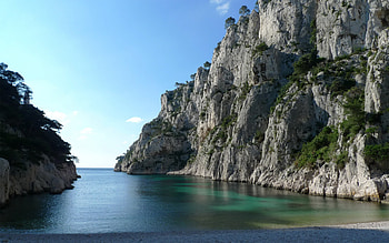 Lagoon, Majestic cliffs, Beach getaway, Beautiful shoreline HD wallpaper