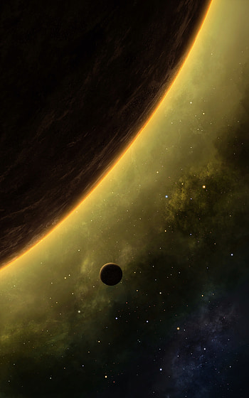 Universe, Planet, Satellite, Open Space HD phone wallpaper