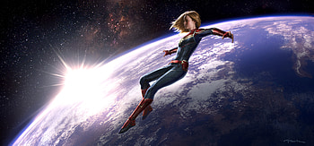 Captain Marvel New Concept Artwork, captain-marvel, superheroes, artwork, art HD wallpaper