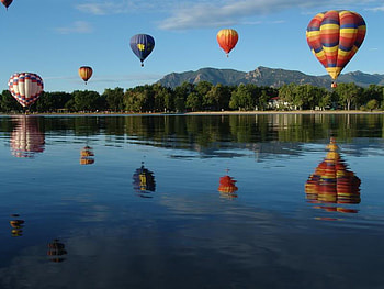 Hot Air Balloon Up and Away, hot, colors, balloon, air HD wallpaper