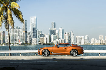 Side view, Bentley Continental GT HD wallpaper