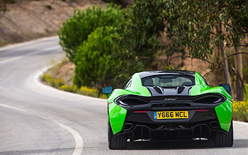 Mclaren, Cars, Back View, Rear View, 570S HD wallpaper